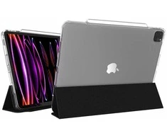 Gear4 planšetinio kompiuterio dėklas GEAR4 Crystal Palace Folio dėklas Apple iPad Pro 12.9 2018/2020/2021/2022 (3, 4, 5 ir 6 kartos) (aiškus)