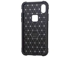 Dėklas X-SHIELD X-Shield iPhone XR kietas dangtelis – juodas
