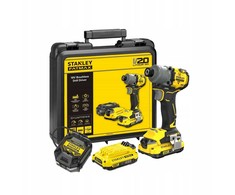 2 × 2,0 Ah SFMCF830D2K STANLEY smūginis veržliasukis