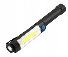 GTV LED žibintuvėlis 6W, 3 režimai (pagrindinis, papildomas, raudonas įspėjamasis), 3xAA1,5V,