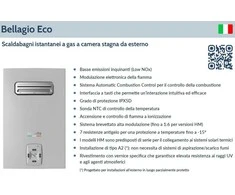 Dujinis vandens šildytuvas Innovita Bellagio Eco 17 RS i HM (29,2 kW) MTN+GPL Outdoor