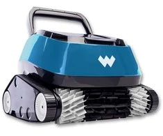 Baseino valymo robotas AZURO WARRIOR 2 - filtro vandens tūris 14m3/h; valymo ciklas 2 valandos, valo dugną ir sieneles
