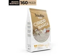 Dolce Vita Cioccobianca — baltojo šokolado gėrimo kapsulės 16vnt. (tinka Lavazza A Modo Mio* sistemai)