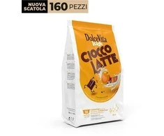 Dolce Vita Cioccolatte — pieno ir šokolado gėrimo kapsulės 16vnt. (tinka Lavazza A Modo Mio* sistemai)