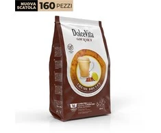Dolce Vita Crème Brûlée — crème brûlée skonio kavos kapsulės 16vnt. (tinka Lavazza A Modo Mio* sistemai)