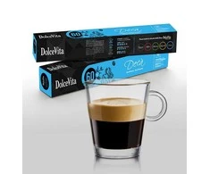 Dolce Vita Decaffeinato — be kofeino kavos kapsulės 10vnt. (60% Arabica) (tinka Nespresso* sistemai)