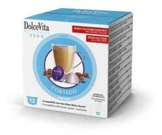 Dolce Vita Cortado — ispaniško stiliaus stiprios kavos kapsulės 72 vnt. (tinka Dolce Gusto* sistemai)