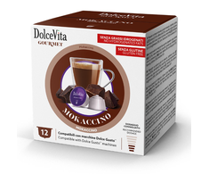 Dolce Vita Mokaccino — kakavos-kavos kapsulės 72 vnt. (tinka Dolce Gusto* sistemai)