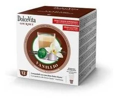 Dolce Vita Vanillio — vanilės cappuccino kavos kapsulės 72 vnt. (tinka Dolce Gusto* sistemai)