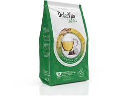 Dolce Vita Zenzero &amp; Limone — imbiero ir citrinos arbatos kapsulės 16vnt. (tinka Lavazza A Modo Mio* sistemai)