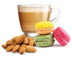 Dolce Vita Macaron — migdolinio pyragaičio (macaron) skonio cappuccino kapsulės 16vnt. (tinka Dolce Gusto* sistemai)