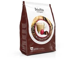 Dolce Vita Maxi Ginseng — stipraus skonio ženšenio cappuccino kavos kapsulės 16vnt. (tinka Dolce Gusto* sistemai)