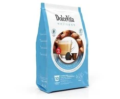 Dolce Vita Nocciolino Light — lengvo skonio lazdynų riešutų cappuccino kavos kapsulės 10vnt. (tinka Nespresso* sistemai)