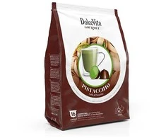 Dolce Vita Pistacchio — pistacijų cappuccino kavos kapsulės 16vnt. (tinka Dolce Gusto* sistemai)