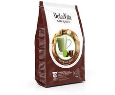 Dolce Vita Pistacchio — pistacijų cappuccino kavos kapsulės 16vnt. (tinka Dolce Gusto* sistemai)