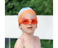 Plaukimo kepuraitės ir akinių komplektas vaikams SWIMBOBO