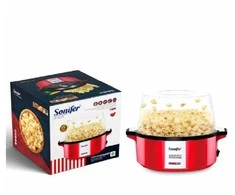 Popkornų aparatas Sonifer SF-4015 – skaidrus dangtis ir non-stick paviršius