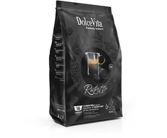 Dolce Vita Ristretto — ristretto kavos kapsulės 16vnt. (20% Arabica) (tinka Lavazza A Modo Mio* sistemai)