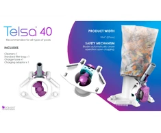 Įkraunamas baseino siurblys TELSA 40 AKU