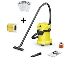 Dulkių siurblys Karcher WD 3 + MicroFleece maišeliai 10vnt + Hepa filtras