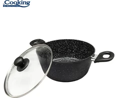 Cooking By Heinner Puodas su dangčiu aliuminio su keramikos danga 3.8L 24x10cm HR-NL-24S HEINNER