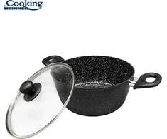 Cooking By Heinner Puodas su dangčiu aliuminio su keramikos danga 3.8L 24x10cm HR-NL-24S HEINNER