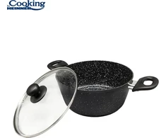 Cooking By Heinner Puodas su dangčiu aliuminio su keramikos danga 2.8L 22x9cm HR-NL-22S HEINNER