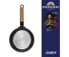 Cooking By Heinner Wok keptuvė su dangčiu aliuminio su keramikos danga 20x7cm HR-SNT-WC20 HEINNER