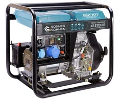 Dyzelinis generatorius 5500W, KS 6100HDE (EURO V), KÖNNER &amp; SÖHNEN