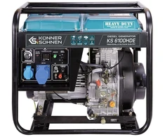 Dyzelinis generatorius 5500W, KS 6100HDE (EURO V), KÖNNER &amp; SÖHNEN