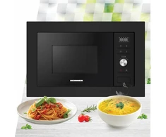 Įmontuojama mikrobangų krosnelė 1000W, 28L HMW-MDBI28GDBK HEINNER