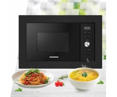 Įmontuojama mikrobangų krosnelė 1000W, 28L HMW-MDBI28GDBK HEINNER