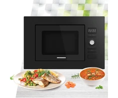 Įmontuojama mikrobangų krosnelė 800W, 20L HMW-MDBI20GDBK HEINNER