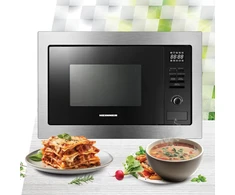 Įmontuojama mikrobangų krosnelė 900W, 20L HMW-MDBI25GDIX HEINNER