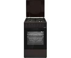 Kombinuota dujinė viryklė HFSC-S60LITGC-BRW HEINNER