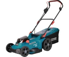 Konner &amp; Sohnen Akumuliatorinė 43 cm. vejapjovė 40V, su 2x 4Ah baterijomis ir greituoju dvigubu krovikliu, KS 43LM-40V, KONNER &amp; SOHNEN