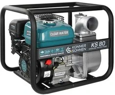 Konner &amp; Sohnen KS benzininis vandens siurblys KS 80 švariam vandeniui 1000 l/min