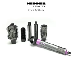 Plaukų formavimo prietaisas 1500W, violetinis/pilkas, HAS-Y15BLDC-GY6 HEINNER