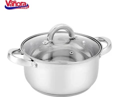 Puodas nerūdijančio plieno su teflono danga 3.9L 20x10.5cm VN-HJ-39L VANORA