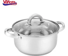 Puodas nerūdijančio plieno su teflono danga 3.9L 20x10.5cm VN-HJ-39L VANORA