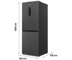 Šaldytuvas Combi No Frost HCNF-HM400DINVDGE++ HEINNER