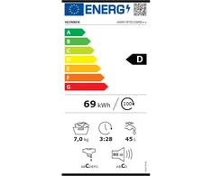 HEINNER SLIM skalbimo mašina HWM-M7012SMD++