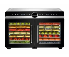 Vaisių ir daržovių džiovintuvas 1200–1400 W HFD-KDDB1400BKSS HEINNER