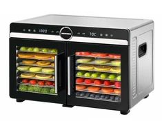 Vaisių ir daržovių džiovintuvas 1200–1400 W HFD-KDDB1400BKSS HEINNER