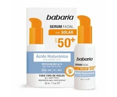 Babaria Solar Acido Hialurónico Serum Facial Spf50, 30 ml