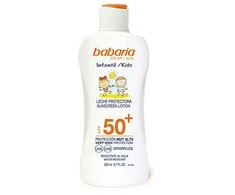 Babaria Sun Vaikams skirtas apsauginis losjonas nuo saulės, atsparus vandeniui Spf50 200ml