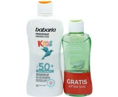 Babaria Kids apsauginis kremas nuo saulės SPF50, atsparus vandeniui, 200 ml balzamas po deginimosi, 1 vnt.