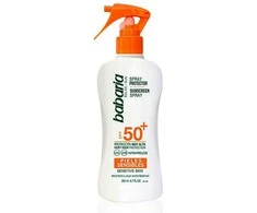 Babaria apsauginis kremas nuo saulės jautriai odai SPF50, 200 ml