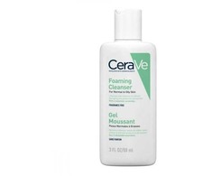 Putojantis veido ir kūno prausiklis normaliai ir riebiai odai Cerave Foaming Cleansing Gel, 88 ml.