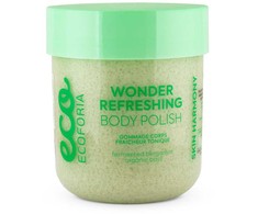"Ecoforia Wonder Refreshing Body Polish" švelniai valo ir poliruoja odą 200ml